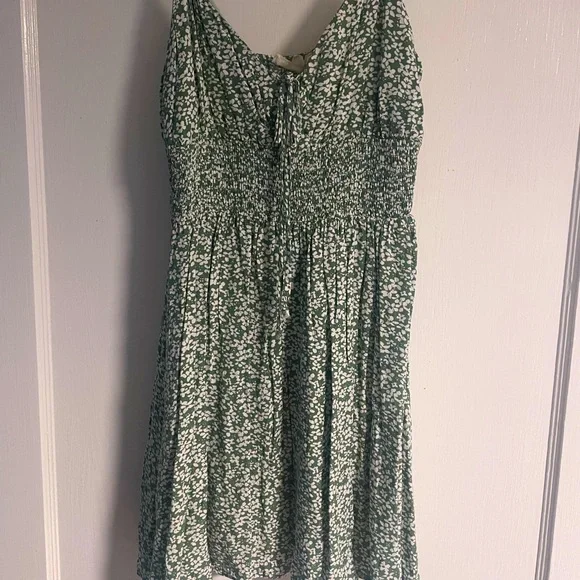 PacSun | Dresses | La Hearts Green And White Floral Mini Dress | Poshmark